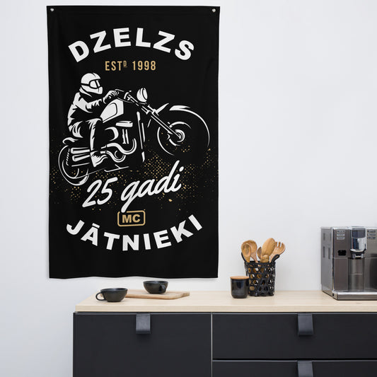 Dzelzs Jātnieki MC 25 Gadi Flag