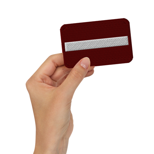 Flag of Latvia / Embroidered Patch