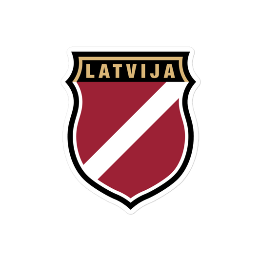 Shield of Latvian Legionnaires / Vinyl Sticker