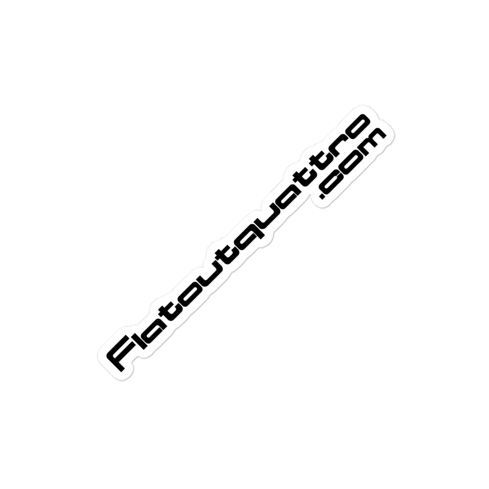 Flatoutquattro / Vinyl Sticker