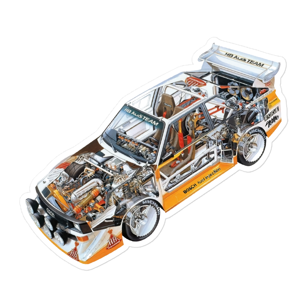 Audi Sport Quattro S1E2 / Vinyl Sticker