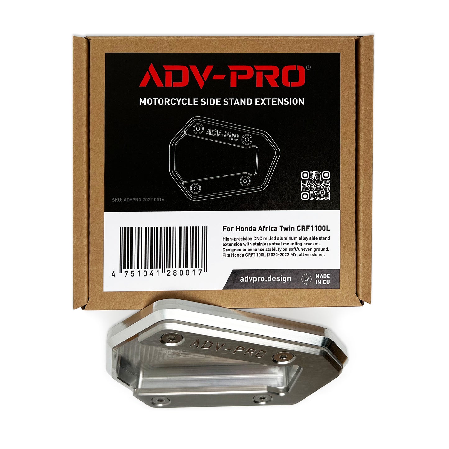 ADV-PRO Side Stand Foot Extension for Honda Africa Twin CRF1100L (2020-2025)