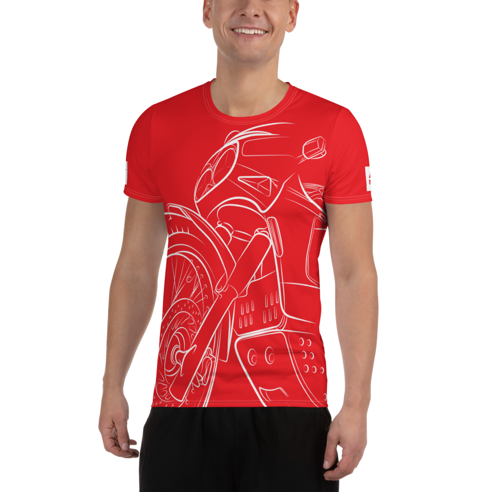 Honda XRV 650 Africa Twin Blueprint / Athletic Shirt Red