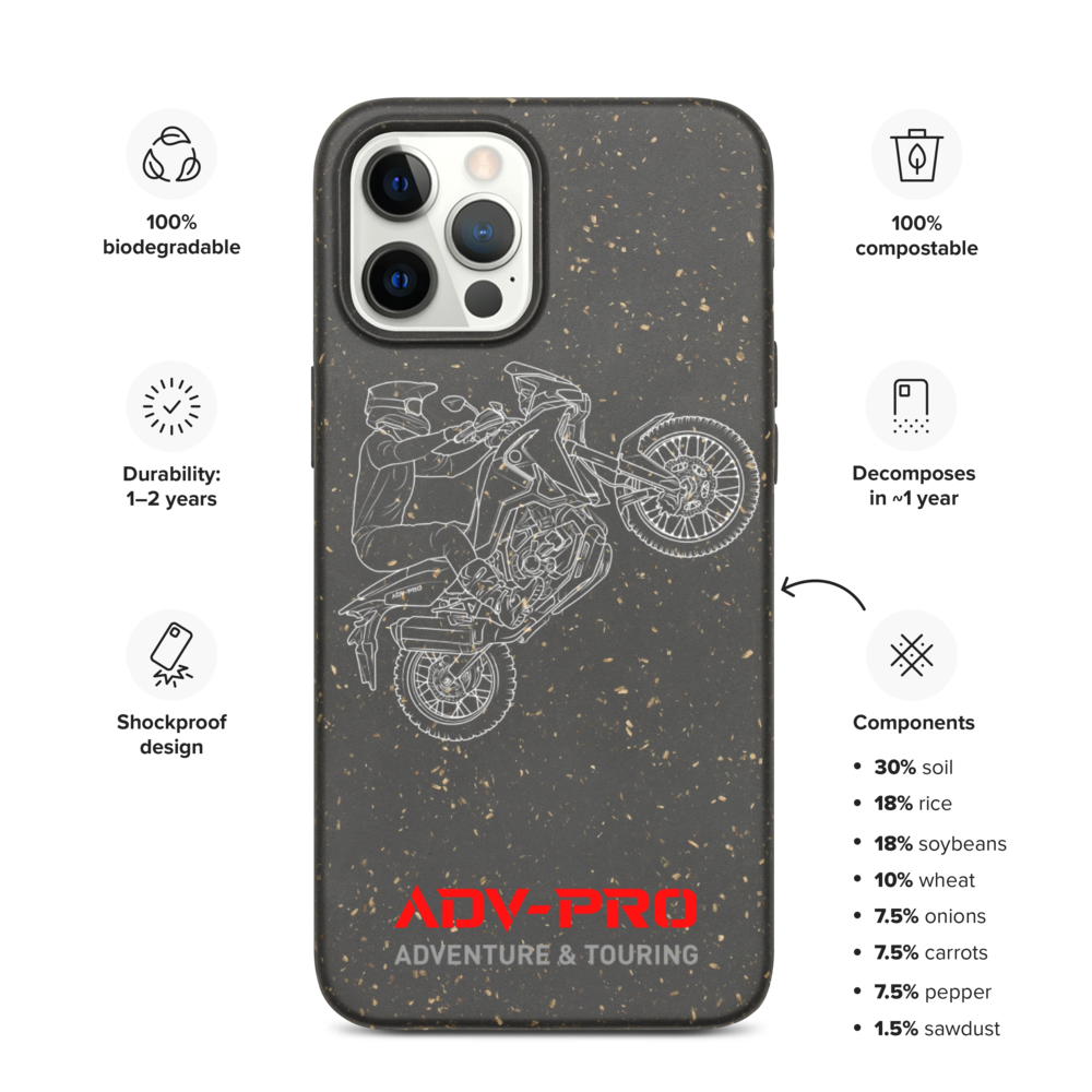 Apple iPhone Eco Biodegradable Case / Africa Twin Jump
