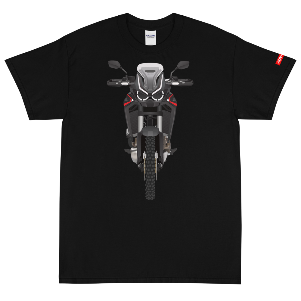 Honda Africa Twin CRF1100 Black / Thick Cotton T-Shirt