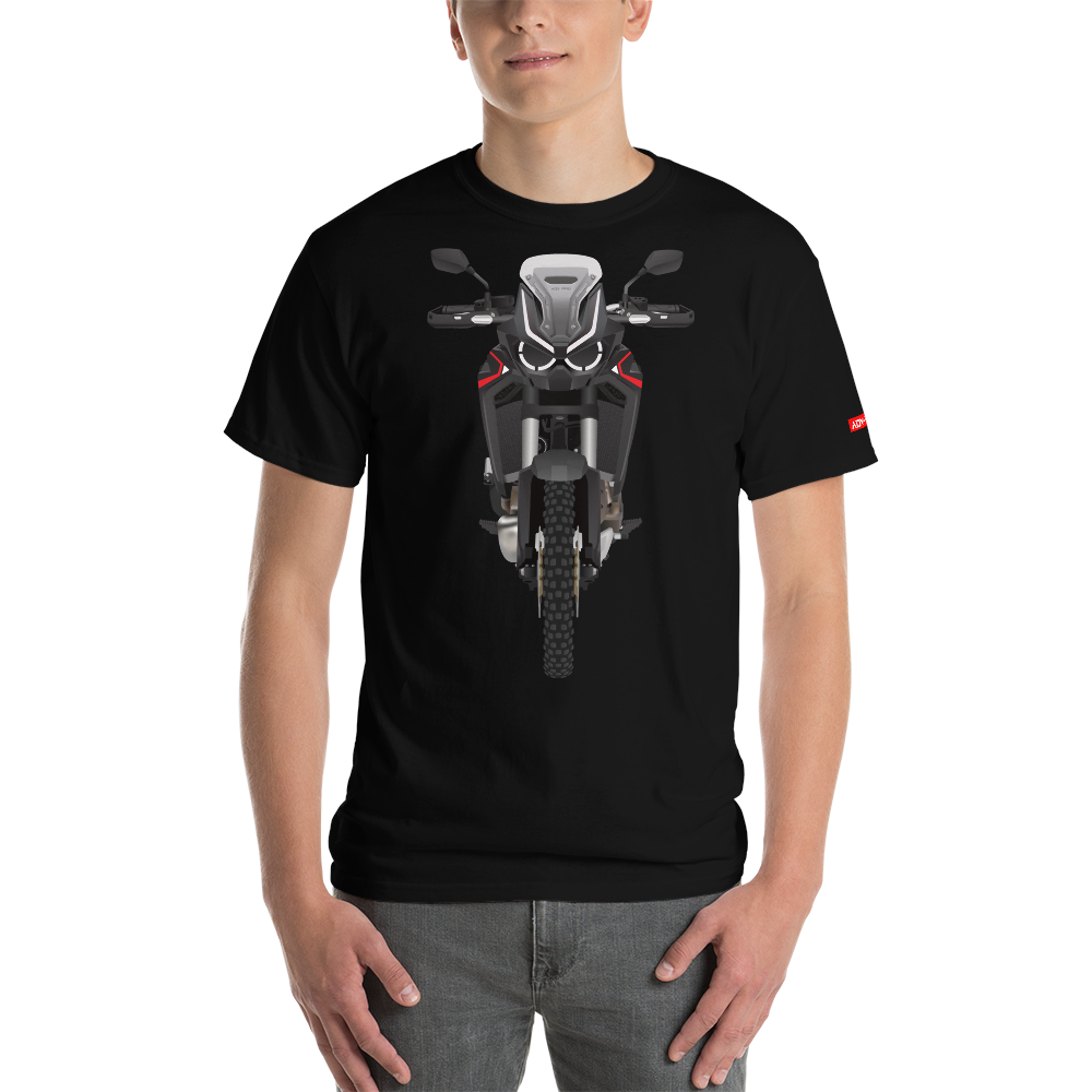 Honda Africa Twin CRF1100 Black / Thick Cotton T-Shirt