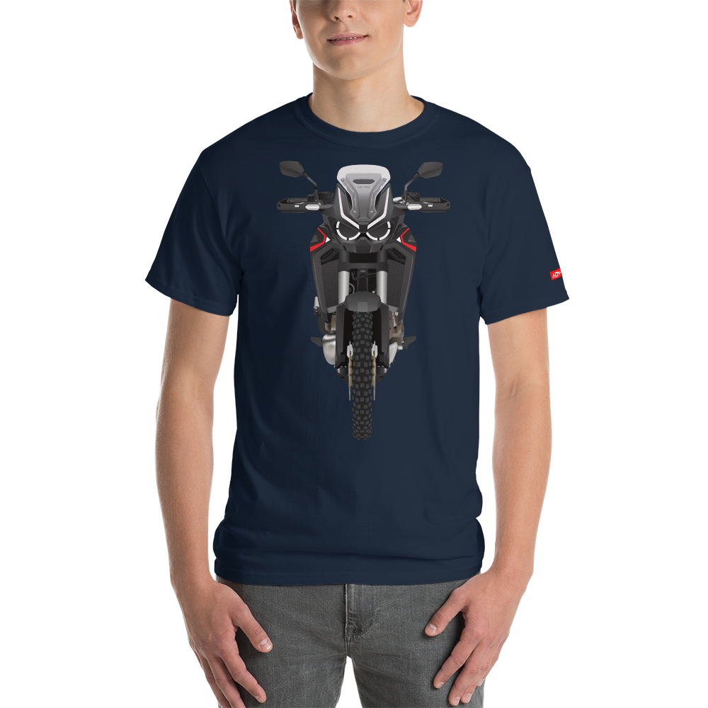 Honda Africa Twin CRF1100 Black / Thick Cotton T-Shirt
