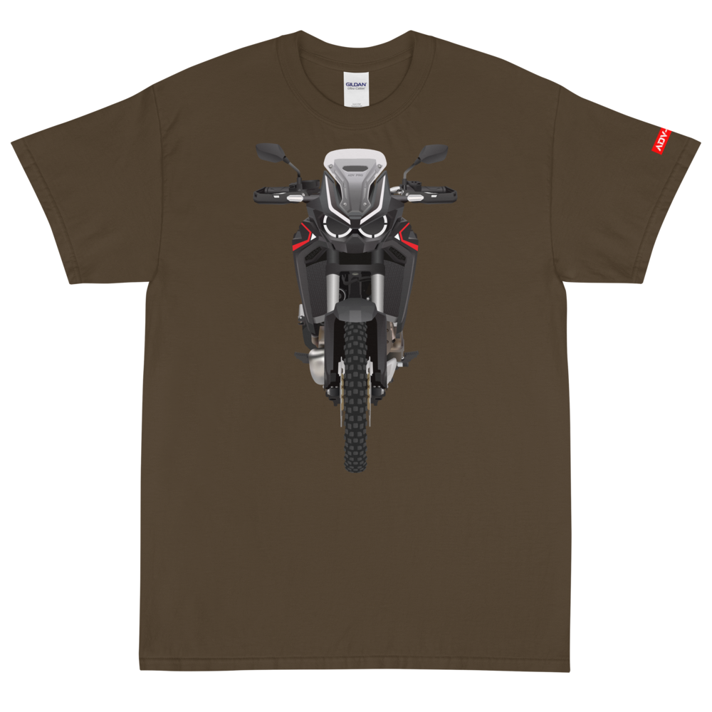 Honda Africa Twin CRF1100 Black / Thick Cotton T-Shirt