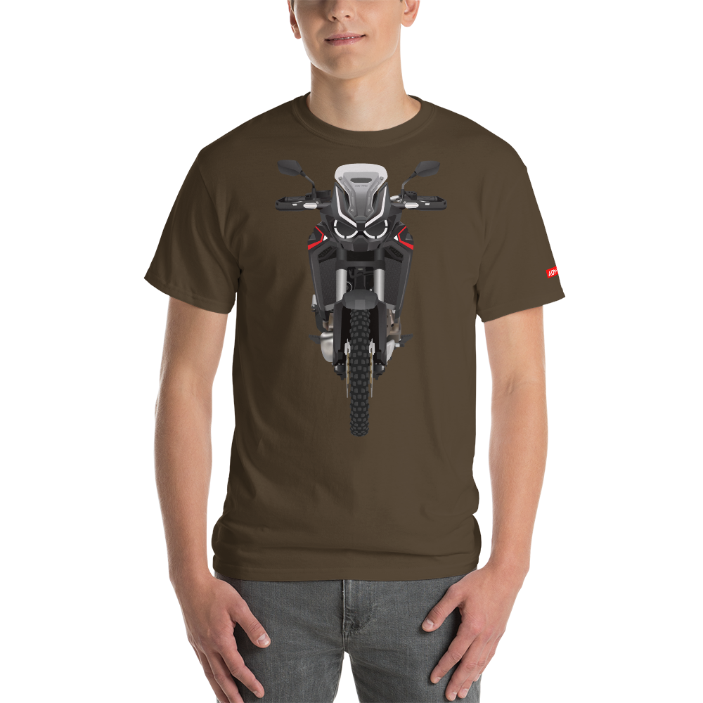 Honda Africa Twin CRF1100 Black / Thick Cotton T-Shirt