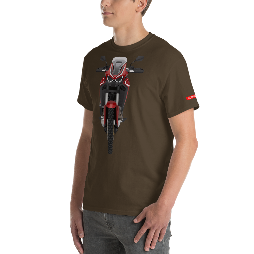 Honda Africa Twin CRF1100 Red / Thick Cotton T-Shirt