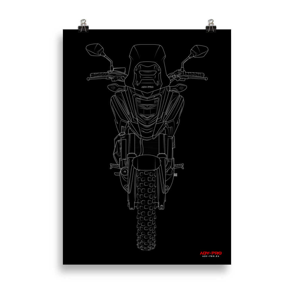 Honda NC750X Blueprint Poster