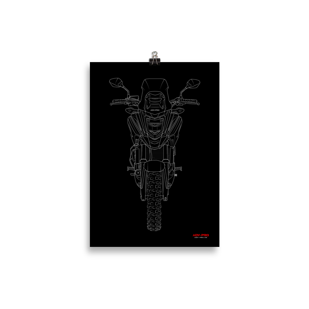 Honda NC750X Blueprint Poster