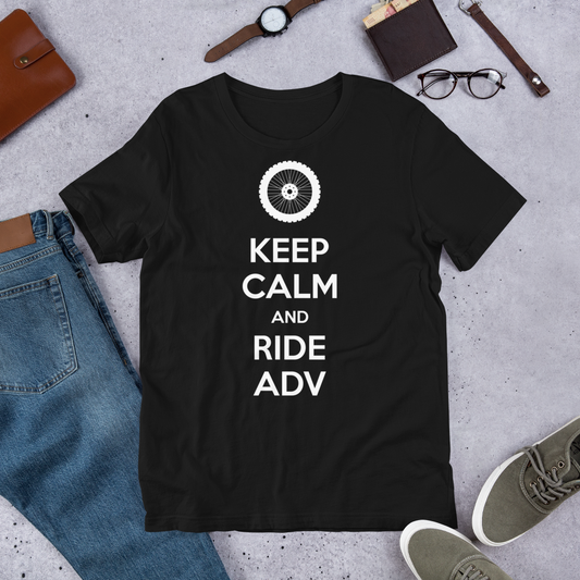 Keep Calm and Ride ADV / Premium Soft Unisex T-shirt