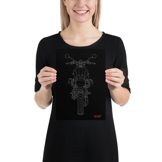 BMW R nineT Scrambler Poster