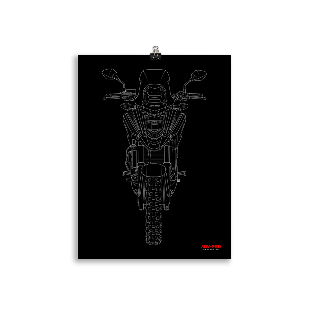 Honda NC750X Blueprint Poster