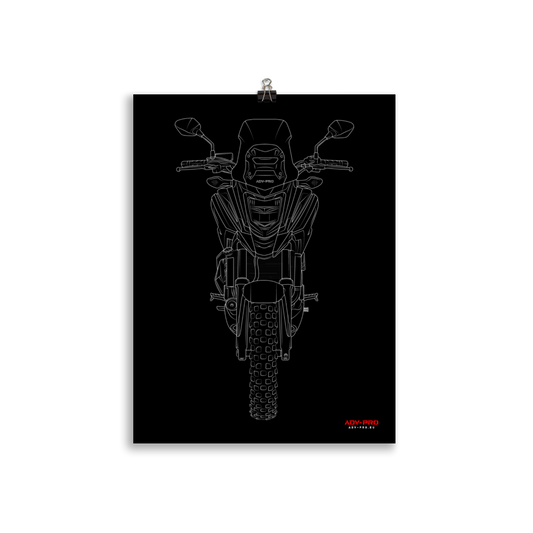 Honda NC750X Blueprint Poster