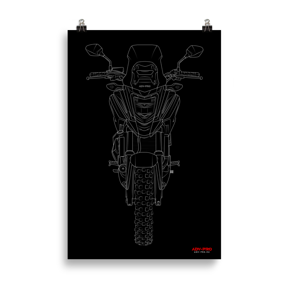 Honda NC750X Blueprint Poster