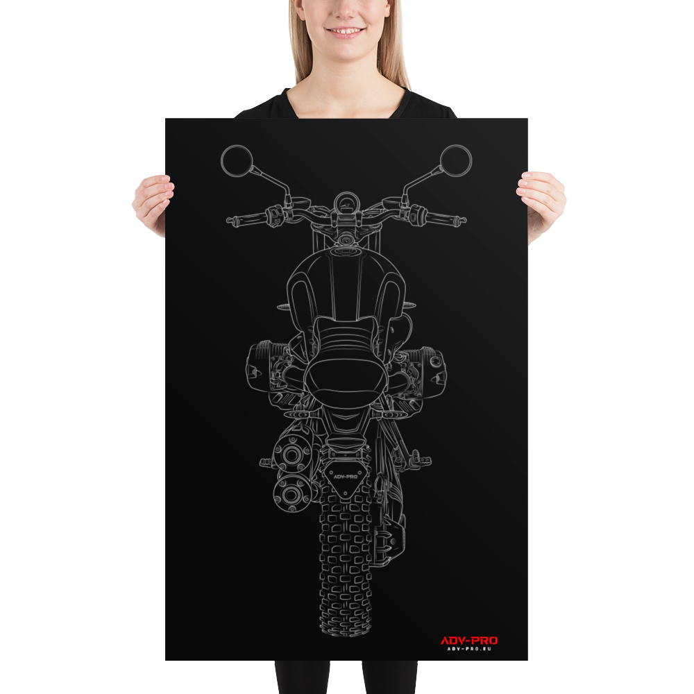 BMW R nineT Scrambler Poster