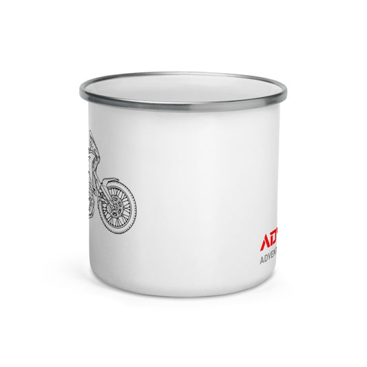 Africa Twin Jump / Enamel Camping Mug