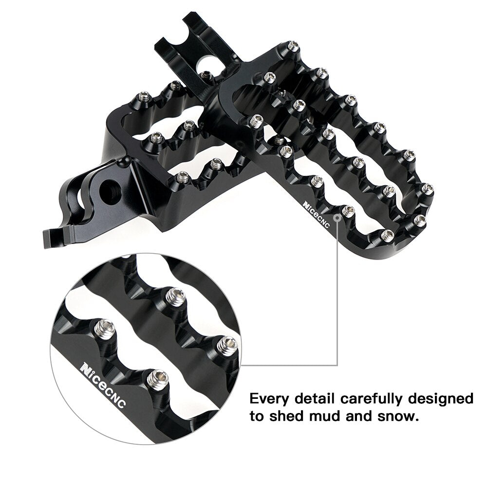 Offroad Premium Wide Footpegs for Honda CRF Motorcycles