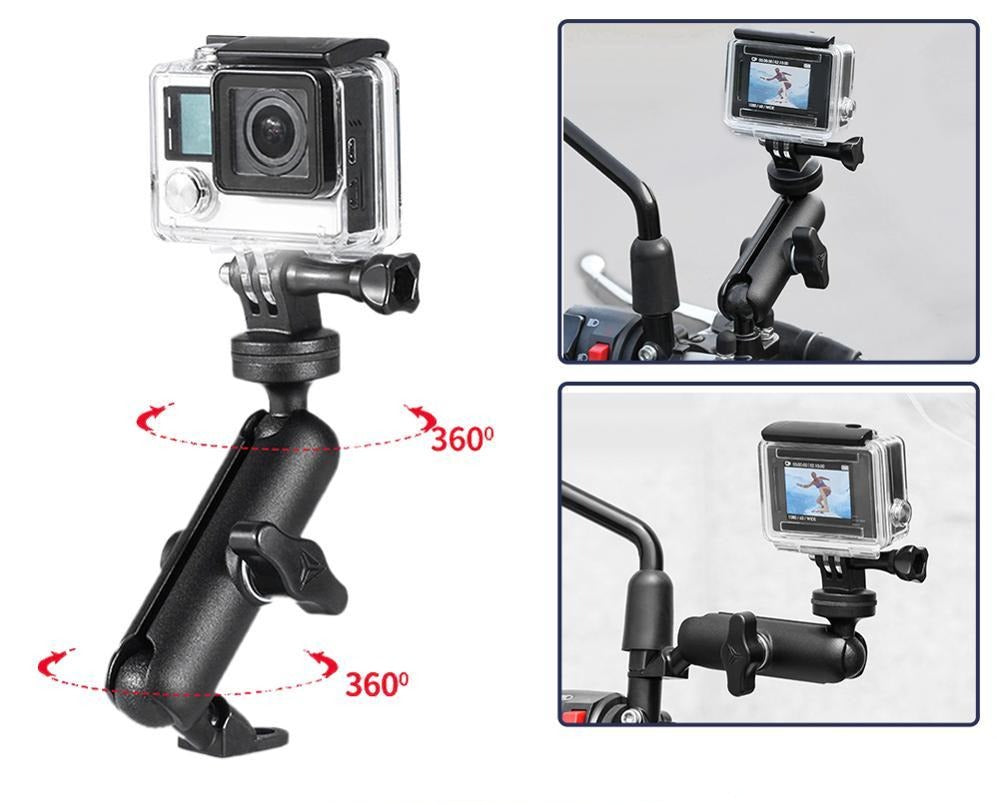 Motorcycle Mirror Camera Mount ADVPRO