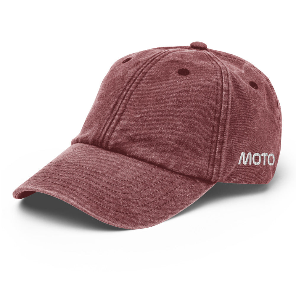Vintage Low Profile Hat / MOTO