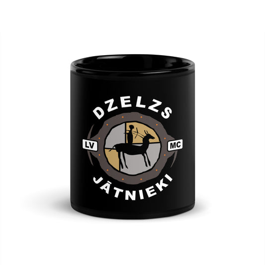 Dzelzs Jātnieki MC / Black Glossy Mug