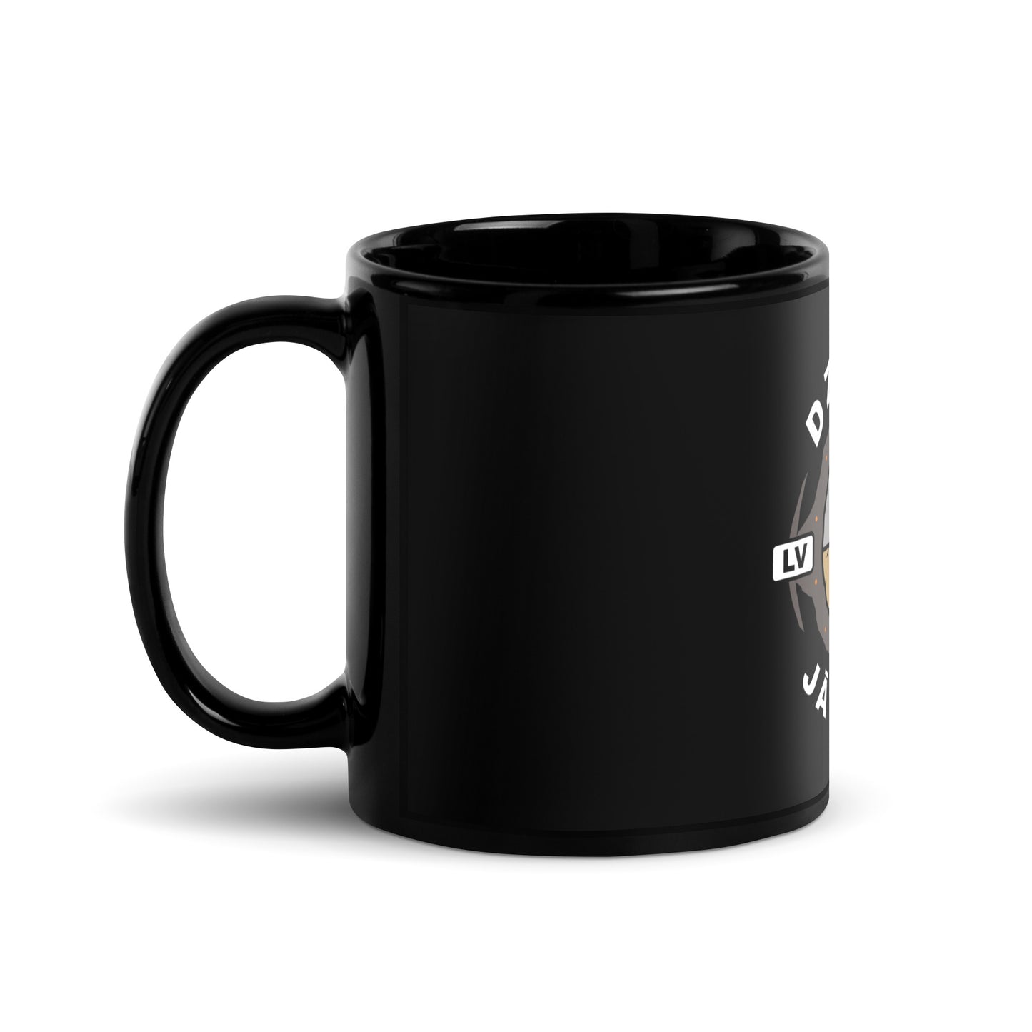 Dzelzs Jātnieki MC / Black Glossy Mug