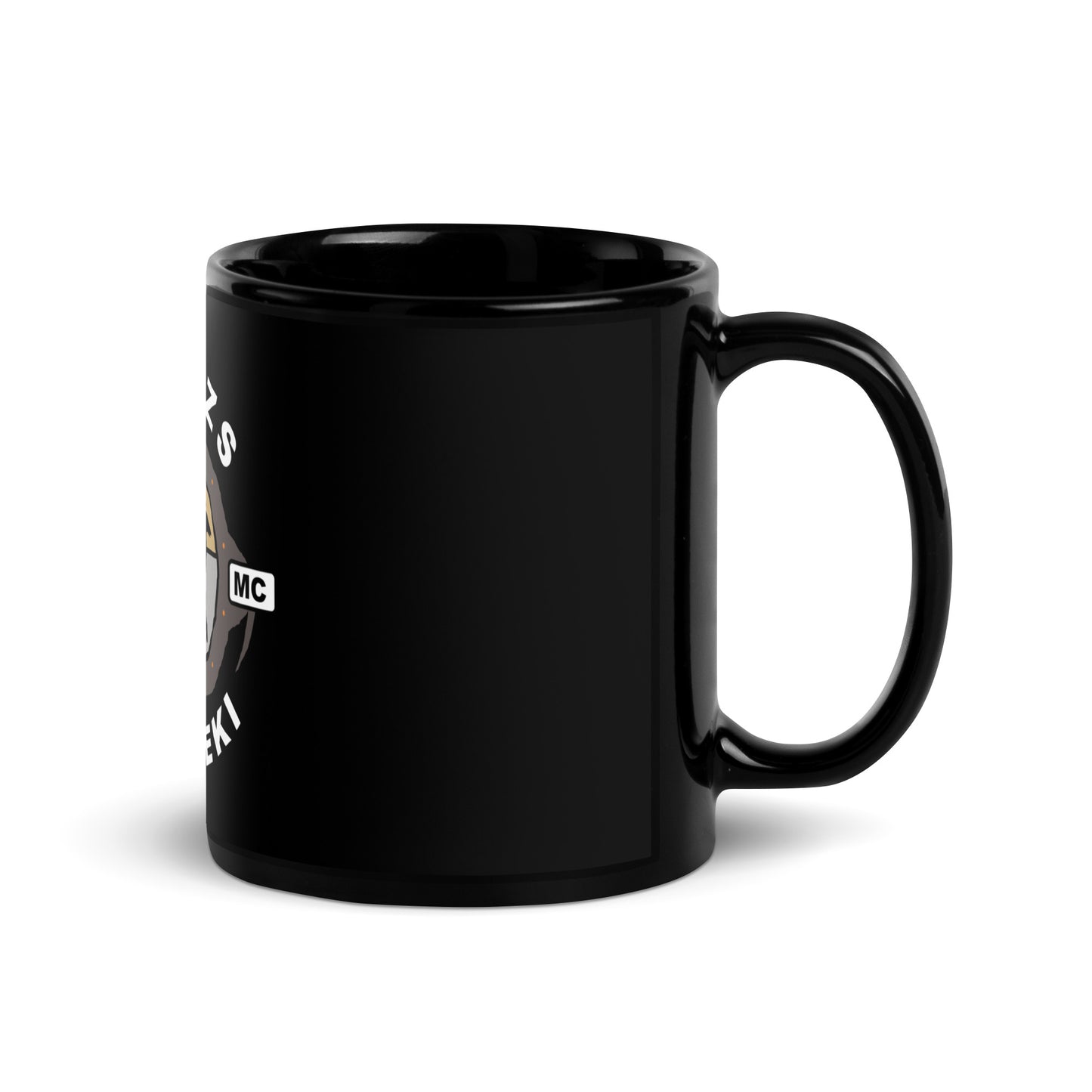 Dzelzs Jātnieki MC / Black Glossy Mug