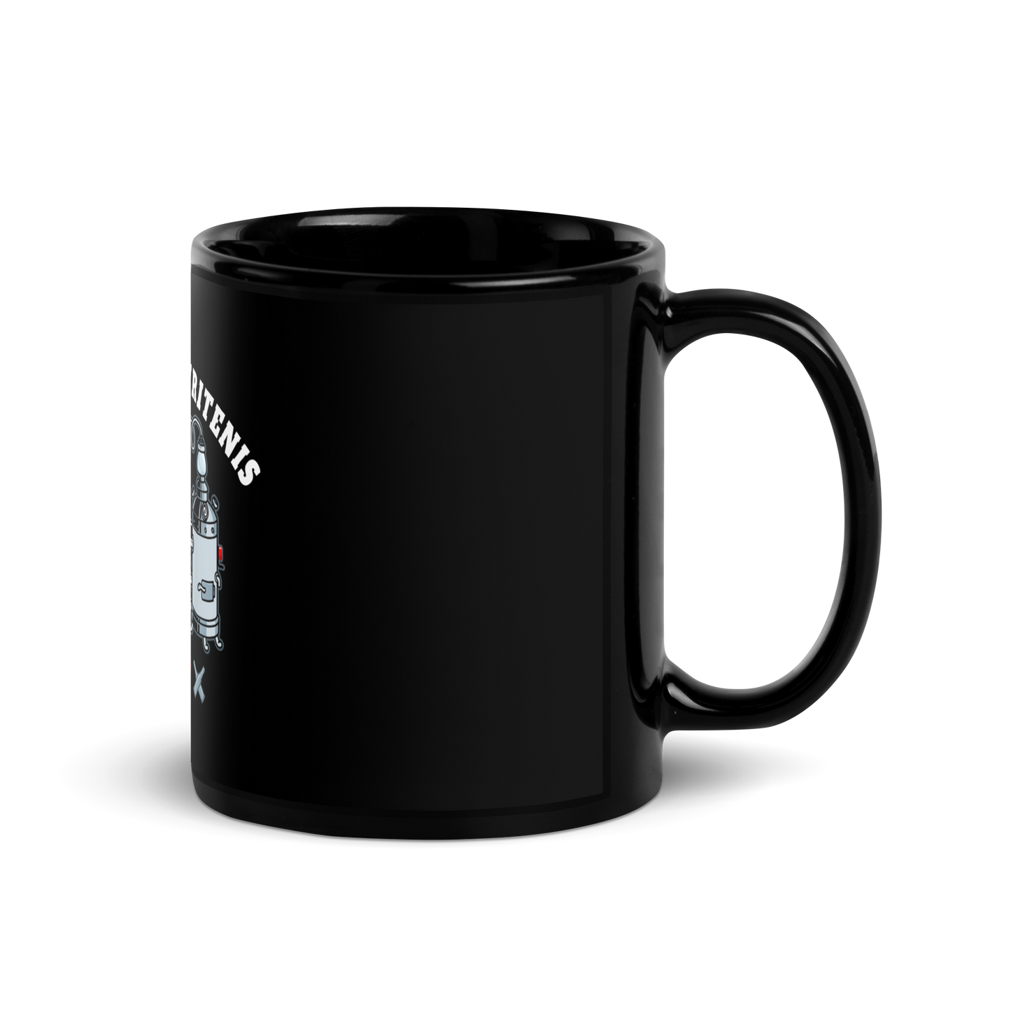 Divritenis Racing Team / Black Glossy Mug