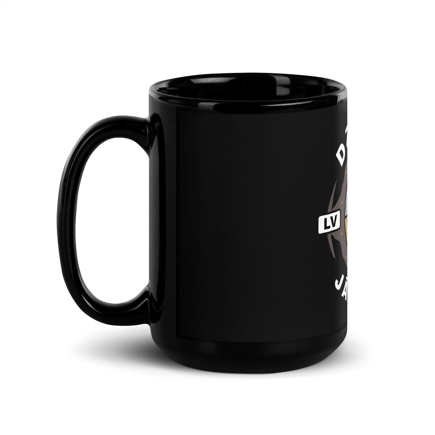 Dzelzs Jātnieki MC / Black Glossy Mug