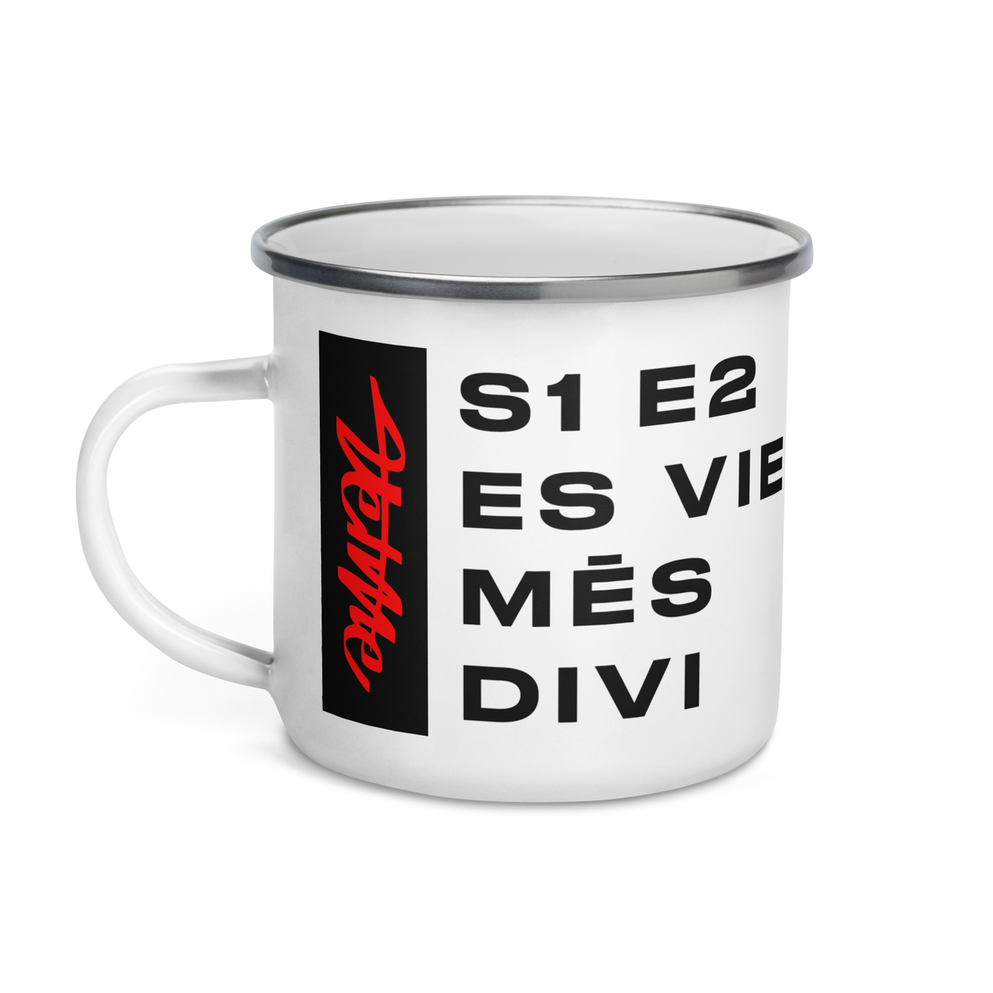 Es Viens Mēs Divi S1E2 / Enamel Camping Mug