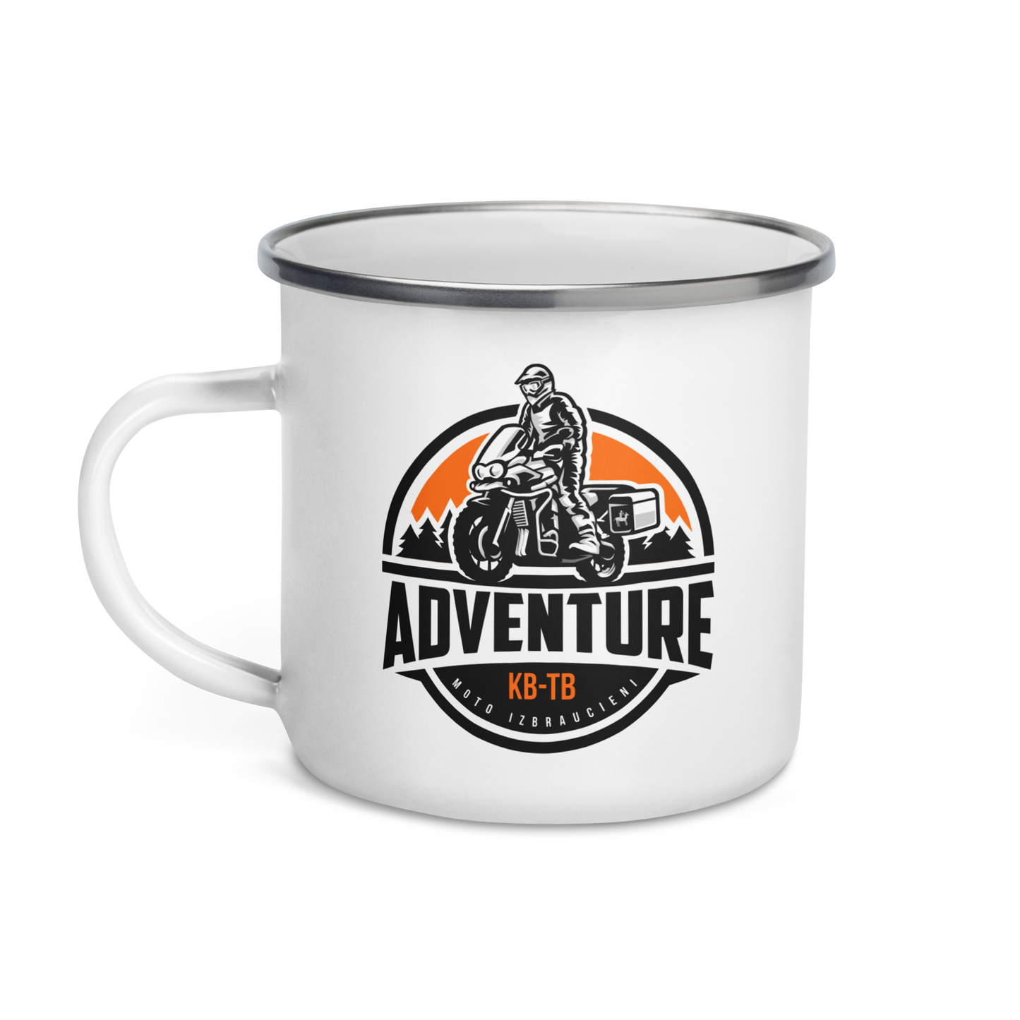 KB-TB Moto Izbraucieni / Enamel Camping Mug