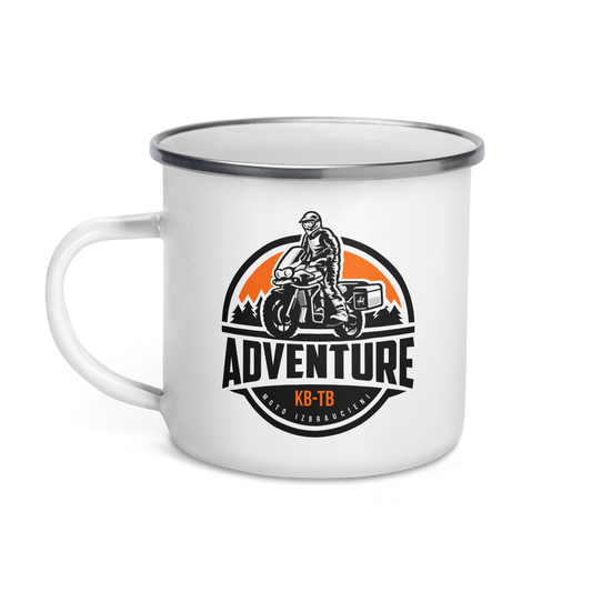 KB-TB Moto Izbraucieni / Enamel Camping Mug