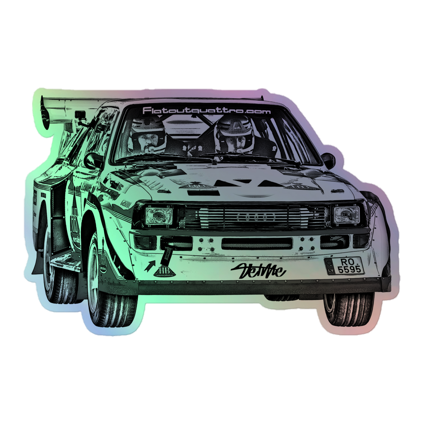 Audi Sport Quattro S1E2 / Holographic Sticker