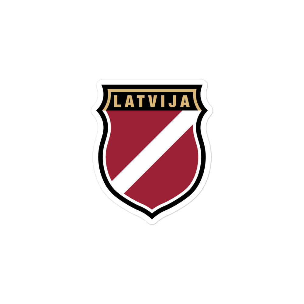 Shield of Latvian Legionnaires / Vinyl Sticker