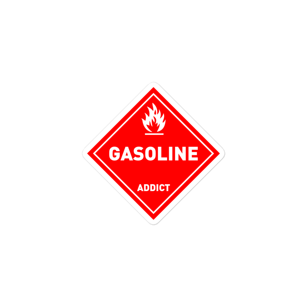 Gasoline Addict / Vinyl Sticker