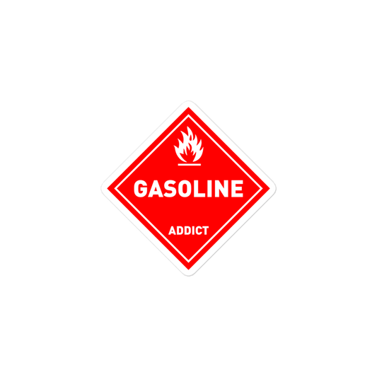 Gasoline Addict / Vinyl Sticker