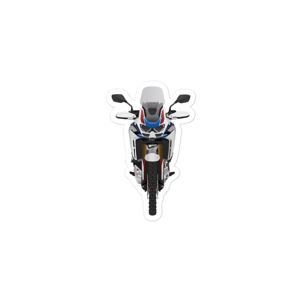 Honda Africa Twin AS WHITE / Vinyl Sticker