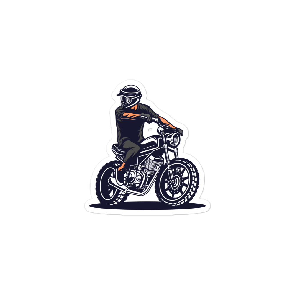 New Motrorcycle Rider Sticker Custom Motorcycle Rider / Vinyl Sticker – ADV-PRO