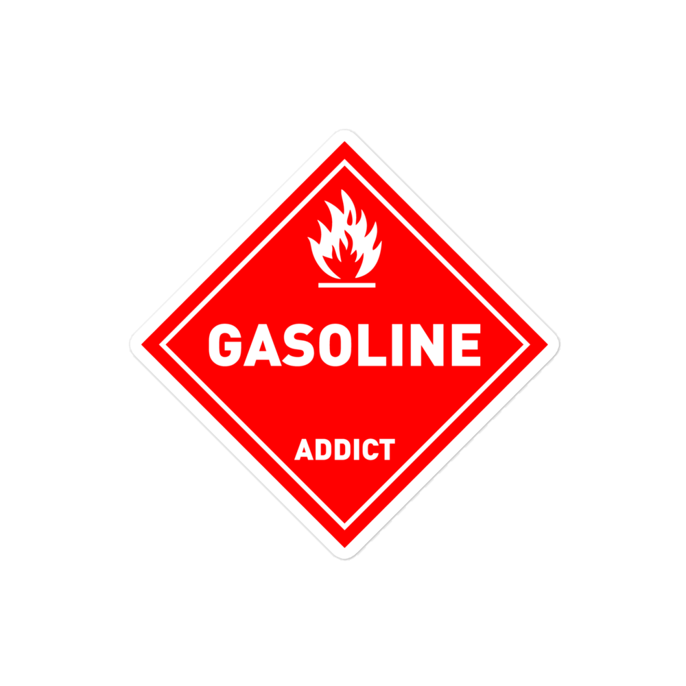 Gasoline Addict / Vinyl Sticker