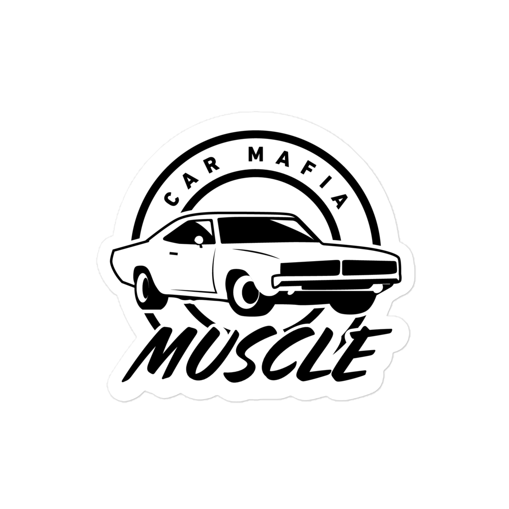 Muscle Car Mafia B&W / Vinyl Sticker