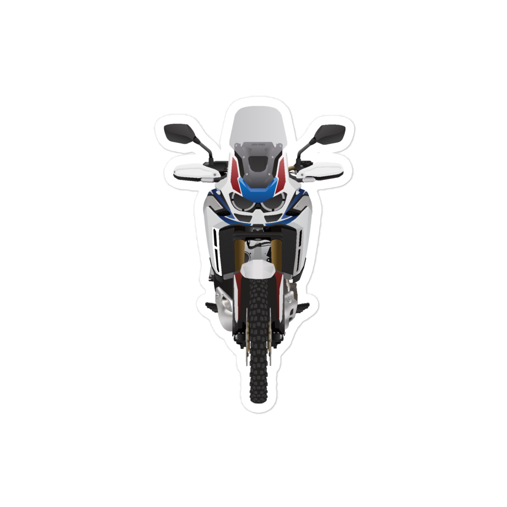 Honda Africa Twin AS WHITE / Vinyl Sticker