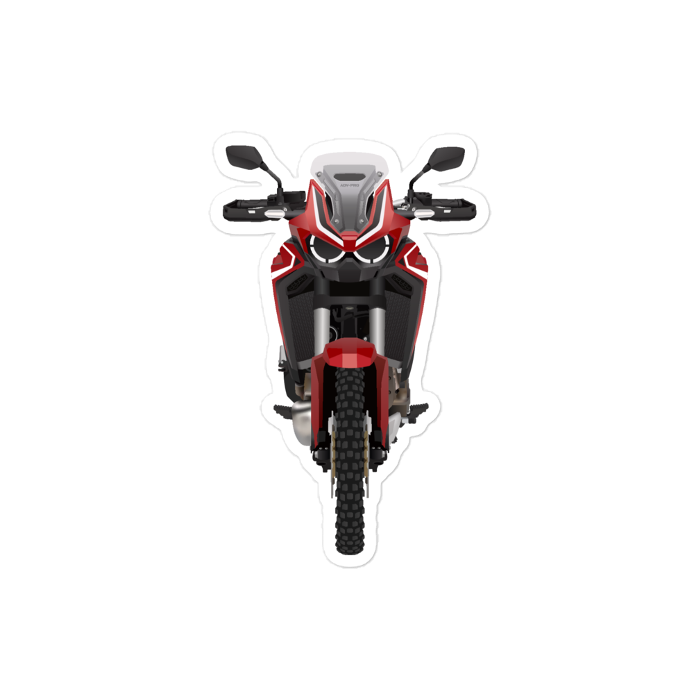 Honda Africa Twin RED / Vinyl Sticker