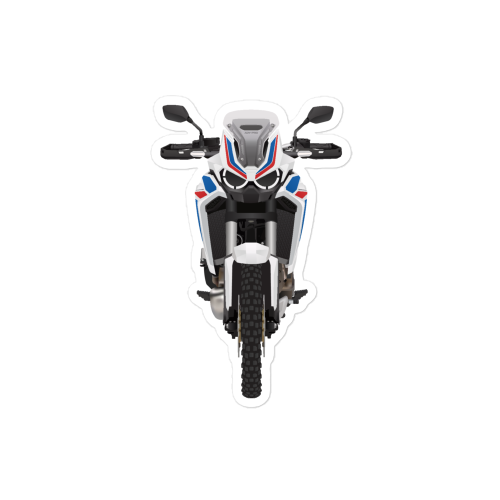 Honda Africa Twin WHITE / Vinyl Sticker