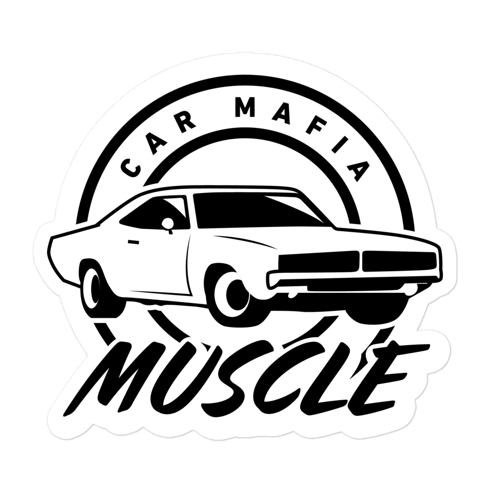 Muscle Car Mafia B&W / Vinyl Sticker