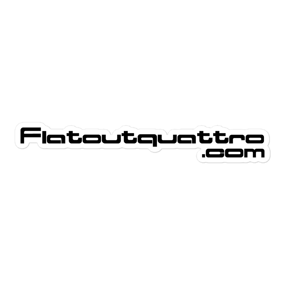 Flatoutquattro / Vinyl Sticker