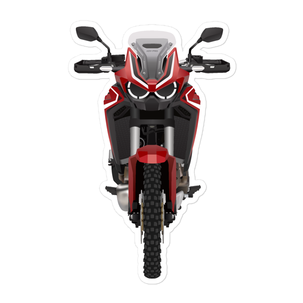 Honda Africa Twin RED / Vinyl Sticker