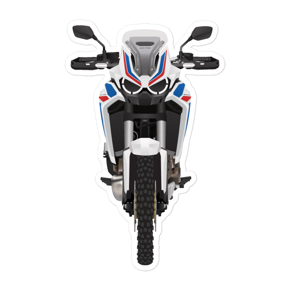 Honda Africa Twin WHITE / Vinyl Sticker