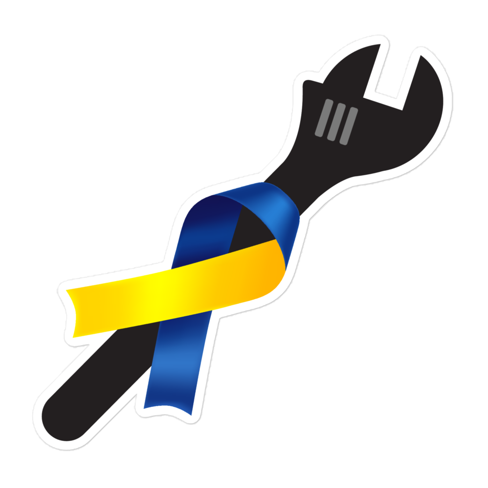 Ukraine Wrench / Vinyl Sticker